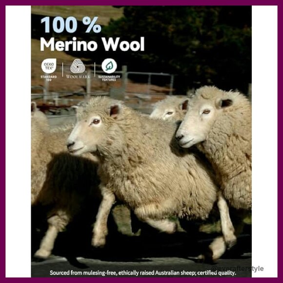 100% Merino Wool Thermal Beanie Lightweight Soft Snug Fit Winter Hiking main image 4